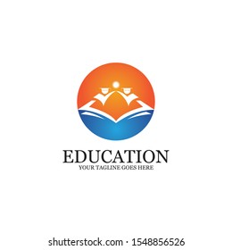 Education Logo Template vector icon illustration design