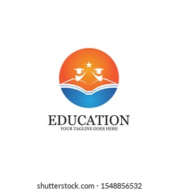 Education Logo Template vector icon illustration design