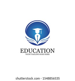 Education Logo Template vector icon illustration design