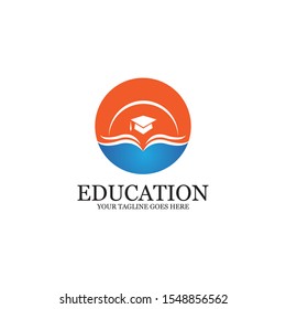 Education Logo Template vector icon illustration design
