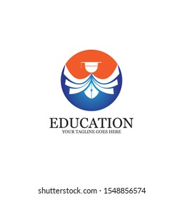 Education Logo Template vector icon illustration design