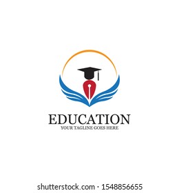 Education Logo Template vector icon illustration design
