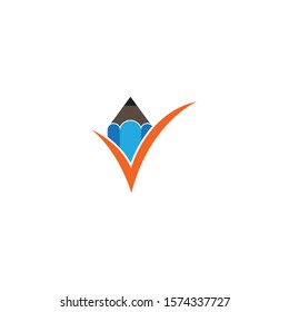 Education logo template vector icon design