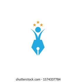 Education logo template vector icon design