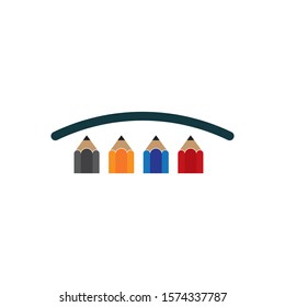 Education logo template vector icon design