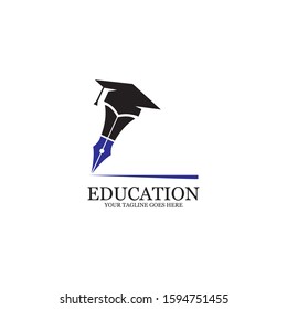 Education Logo Template vector icon illustration design