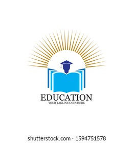 Education Logo Template vector icon illustration design