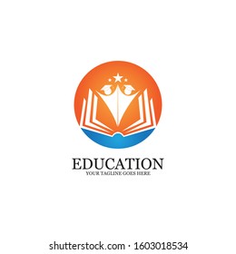 Education Logo Template vector icon illustration design