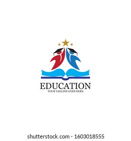 Education Logo Template vector icon illustration design