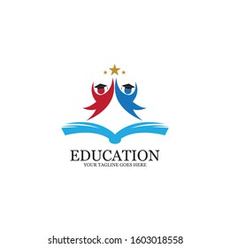 Education Logo Template vector icon illustration design