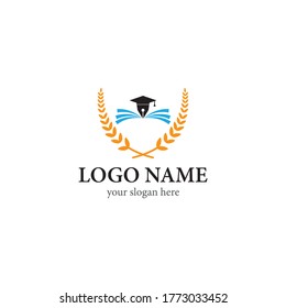 Diseño de icono vectorial de la plantilla del logotipo de educación