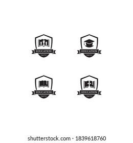 Education logo template vector icon design