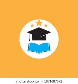 Diseño del icono de la plantilla de logotipo educativo