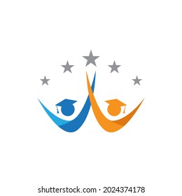 Education Logo Template vector icon illustration design