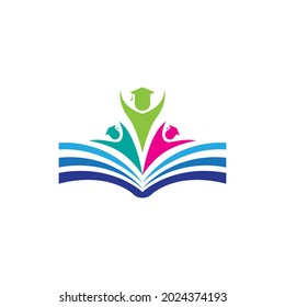 Education Logo Template vector icon illustration design