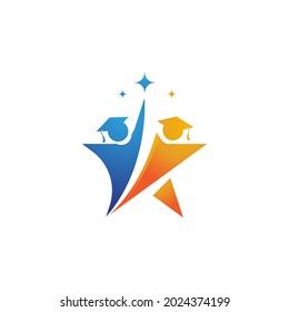 Education Logo Template vector icon illustration design