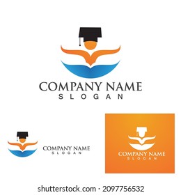 Education Logo Template vector icon illustration design