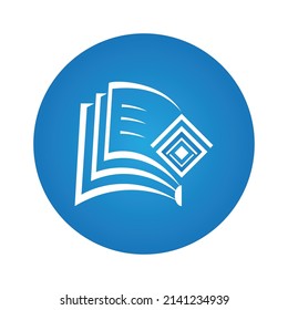 Diseño del icono de la plantilla de logotipo educativo