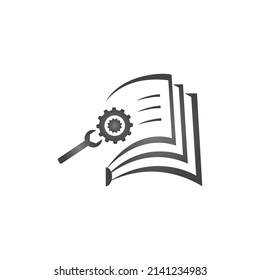 Diseño del icono de la plantilla de logotipo educativo