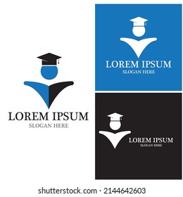 Education Logo Template vector icon illustration design