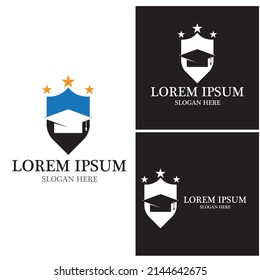 Education Logo Template vector icon illustration design