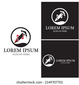 Education Logo Template vector icon illustration design