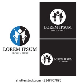 Education Logo Template vector icon illustration design