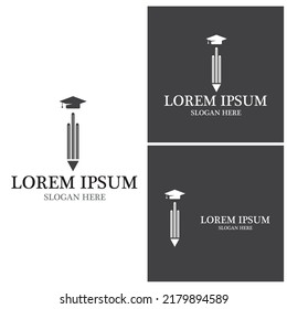 Education Logo Template vector icon illustration design