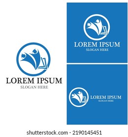 Education Logo Template vector icon illustration design