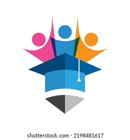 Education Logo Template vector icon illustration design