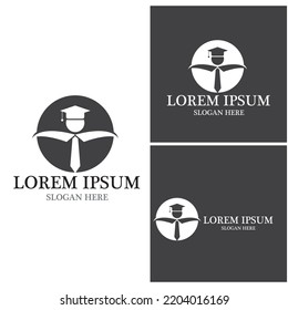 Education Logo Template vector icon illustration design