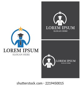 Education Logo Template vector icon illustration design