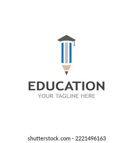 Education Logo Template vector icon illustration design