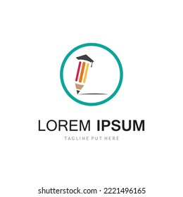 Education Logo Template vector icon illustration design