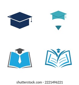 Education Logo Template vector icon illustration design