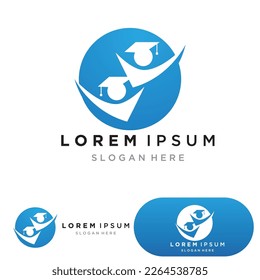 Education Logo Template vector icon illustration design