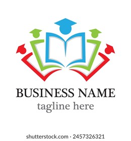 Education logo template vector icon design