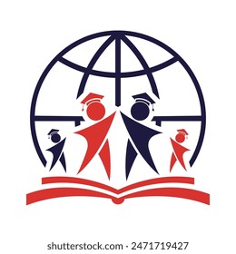 Education logo template vector icon design