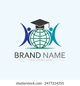 Bildung Logo Vorlage Vektorgrafik Icon Illustration Design