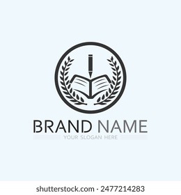 Education Logo Template vector icon illustration design