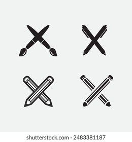 Education Logo Template vector icon illustration design