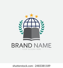 Education Logo Template vector icon illustration design