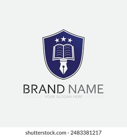 Bildung Logo Vorlage Vektorgrafik Icon Illustration Design