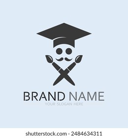 Education Logo Template vector icon illustration design