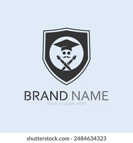 Education Logo Template vector icon illustration design