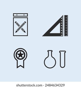 Education Logo Template vector icon illustration design