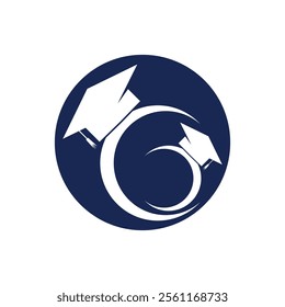 Education Logo Template vector icon illustration design