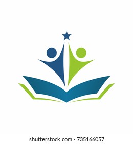 Education Logo Template vector icon illustration design