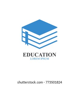 Education Logo Template vector icon illustration