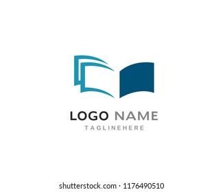 Blue Book Logo Set Idea Template Stock Vector (Royalty Free) 1879371733 ...